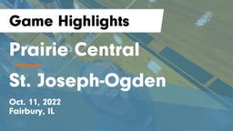 Prairie Central  vs St. Joseph-Ogden  Game Highlights - Oct. 11, 2022