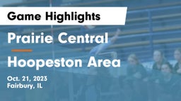 Prairie Central  vs Hoopeston Area Game Highlights - Oct. 21, 2023