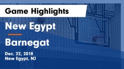 New Egypt  vs Barnegat  Game Highlights - Dec. 22, 2018