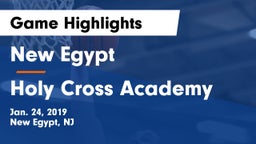 New Egypt  vs Holy Cross Academy Game Highlights - Jan. 24, 2019