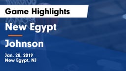 New Egypt  vs Johnson  Game Highlights - Jan. 28, 2019
