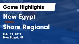 New Egypt  vs Shore Regional  Game Highlights - Feb. 13, 2019