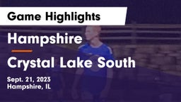 Hampshire  vs Crystal Lake South  Game Highlights - Sept. 21, 2023