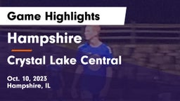 Hampshire  vs Crystal Lake Central  Game Highlights - Oct. 10, 2023