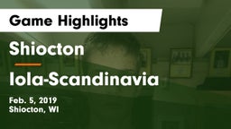 Shiocton  vs Iola-Scandinavia  Game Highlights - Feb. 5, 2019