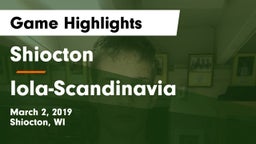 Shiocton  vs Iola-Scandinavia  Game Highlights - March 2, 2019