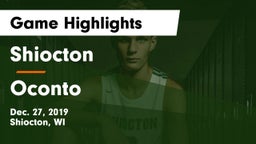 Shiocton  vs Oconto  Game Highlights - Dec. 27, 2019