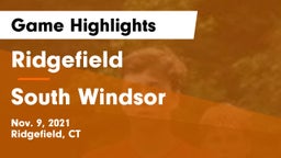 Ridgefield  vs South Windsor  Game Highlights - Nov. 9, 2021