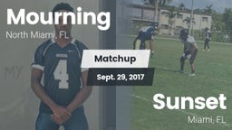 Matchup: Mourning  vs. Sunset  2017