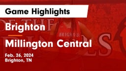 Brighton  vs Millington Central  Game Highlights - Feb. 26, 2024