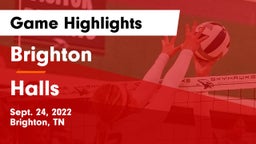 Brighton  vs Halls Game Highlights - Sept. 24, 2022
