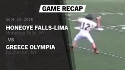 Recap: Honeoye Falls-Lima  vs. Greece Olympia  2016