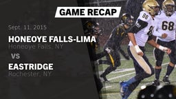 Recap: Honeoye Falls-Lima  vs. Eastridge  2015