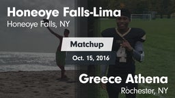 Matchup: Honeoye Falls-Lima vs. Greece Athena  2016