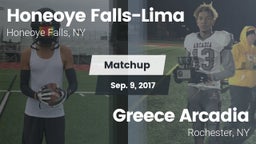 Matchup: Honeoye Falls-Lima vs. Greece Arcadia  2017