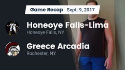 Recap: Honeoye Falls-Lima  vs. Greece Arcadia  2017