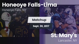 Matchup: Honeoye Falls-Lima vs. St. Mary's  2017