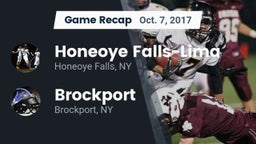 Recap: Honeoye Falls-Lima  vs. Brockport  2017