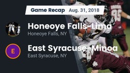 Recap: Honeoye Falls-Lima  vs. East Syracuse-Minoa  2018