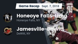 Recap: Honeoye Falls-Lima  vs. Jamesville-DeWitt  2018