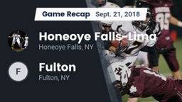 Recap: Honeoye Falls-Lima  vs. Fulton  2018