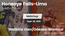 Matchup: Honeoye Falls-Lima vs. Watkins Glen/Odessa-Montour 2018