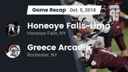 Recap: Honeoye Falls-Lima  vs. Greece Arcadia  2018