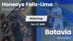 Matchup: Honeoye Falls-Lima vs. Batavia 2018