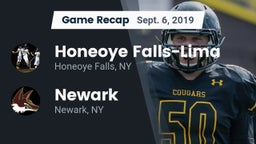 Recap: Honeoye Falls-Lima  vs. Newark  2019