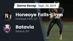 Recap: Honeoye Falls-Lima  vs. Batavia 2019