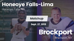 Matchup: Honeoye Falls-Lima vs. Brockport  2019