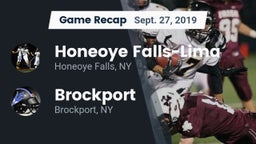 Recap: Honeoye Falls-Lima  vs. Brockport  2019