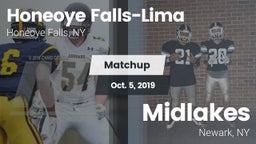 Matchup: Honeoye Falls-Lima vs. Midlakes  2019