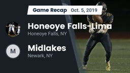 Recap: Honeoye Falls-Lima  vs. Midlakes  2019