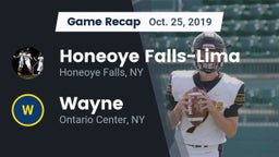 Recap: Honeoye Falls-Lima  vs. Wayne  2019