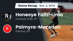 Recap: Honeoye Falls-Lima  vs. Palmyra-Macedon  2019