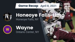 Recap: Honeoye Falls-Lima  vs. Wayne  2021