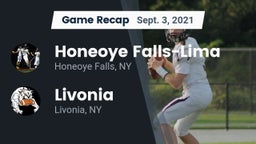 Recap: Honeoye Falls-Lima  vs. Livonia  2021