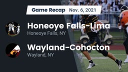 Recap: Honeoye Falls-Lima  vs. Wayland-Cohocton  2021