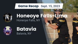 Recap: Honeoye Falls-Lima  vs. Batavia 2023