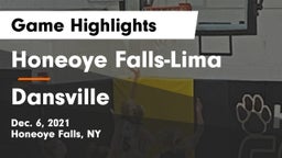 Honeoye Falls-Lima  vs Dansville  Game Highlights - Dec. 6, 2021