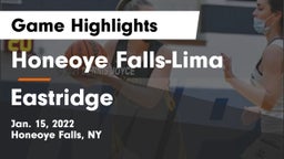 Honeoye Falls-Lima  vs Eastridge  Game Highlights - Jan. 15, 2022