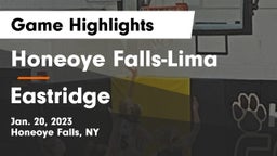 Honeoye Falls-Lima  vs Eastridge  Game Highlights - Jan. 20, 2023
