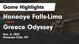 Honeoye Falls-Lima  vs Greece Odyssey  Game Highlights - Dec. 8, 2023