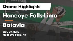 Honeoye Falls-Lima  vs Batavia Game Highlights - Oct. 20, 2022