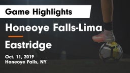 Honeoye Falls-Lima  vs Eastridge  Game Highlights - Oct. 11, 2019