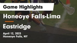 Honeoye Falls-Lima  vs Eastridge  Game Highlights - April 12, 2023