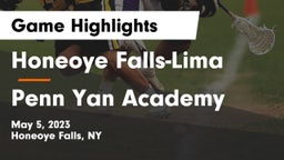 Honeoye Falls-Lima  vs Penn Yan Academy  Game Highlights - May 5, 2023
