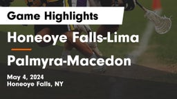 Honeoye Falls-Lima  vs Palmyra-Macedon  Game Highlights - May 4, 2024