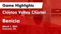 Clayton Valley Charter  vs Benicia  Game Highlights - March 7, 2024